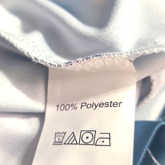 Shein Shades of Blue, White Maxi-Dress OS Pockets, Spaghetti Straps Size 12 NWOT - Picture 11 of 11